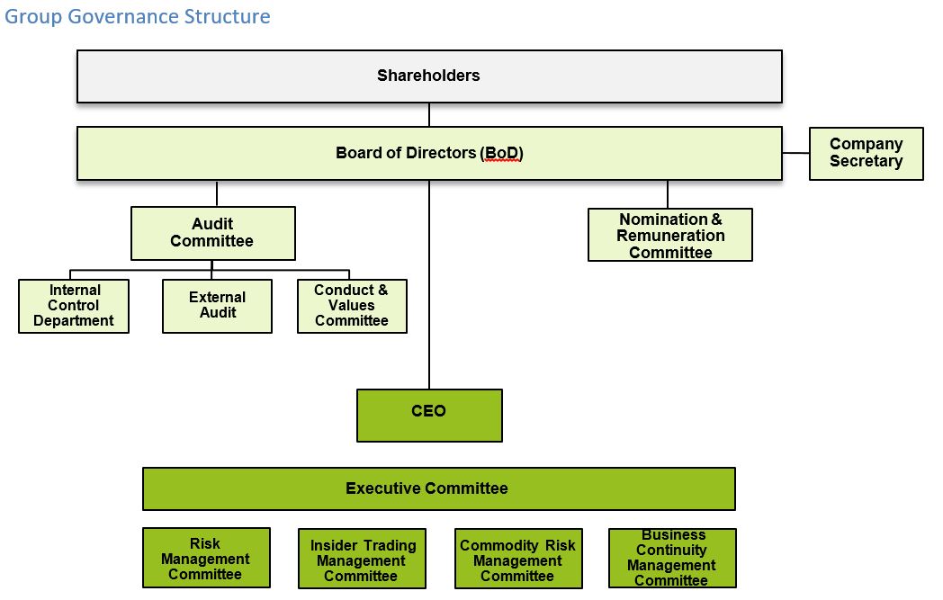 Company Organizational Chart Ceo